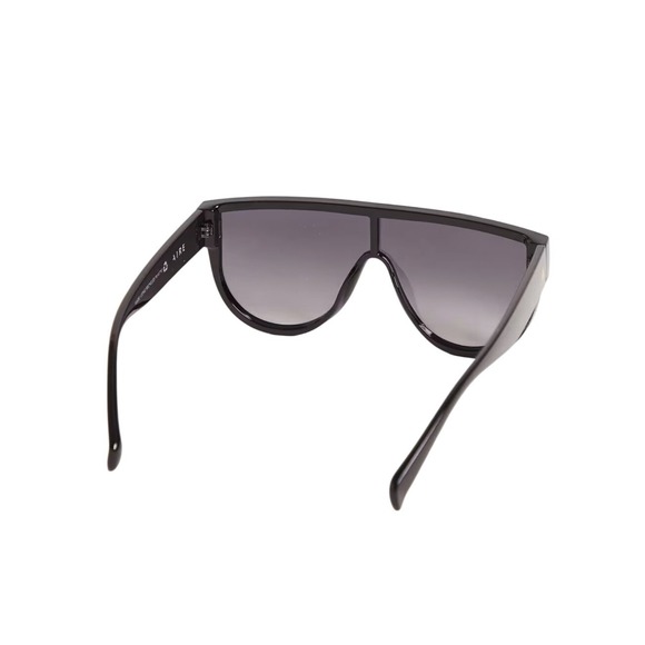 AIRE Continuum 2222500 Black Shield Sunglasses Recycled Plastic‎ Oversized NEW
